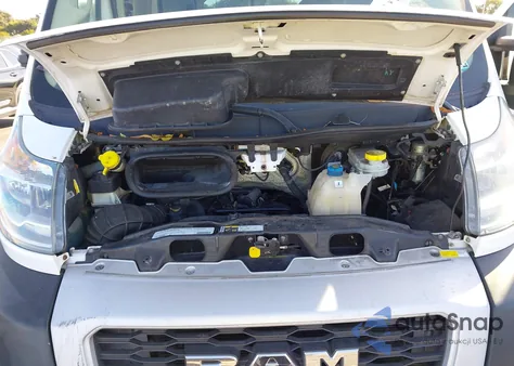 2019 Ram Promaster 2500 High Roof 136 Wb z USA, uszkodzony, nr VIN 3C6TRVCG9KE525780